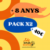 Pack 8 anys