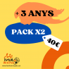 Pack 3 anys